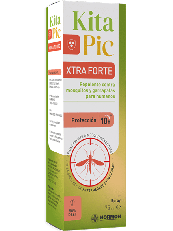 Repelente de mosquitos y garrapatas KitaPic-XtraForte